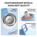 VEEVA® 16oz Candy Puppy Scented Thermos Bottle with 3 Aroma Pods & Straw