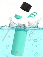VEEVA Scented Water Bottle (32 oz) with 3 Aroma Pods + Straw