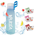 VEEVA® Scented 34oz Water Bottle with 3 Aroma Pods & Straw