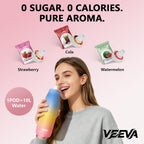 VEEVA® Scented 22oz Water Bottle with 3 Aroma Pods & Straw