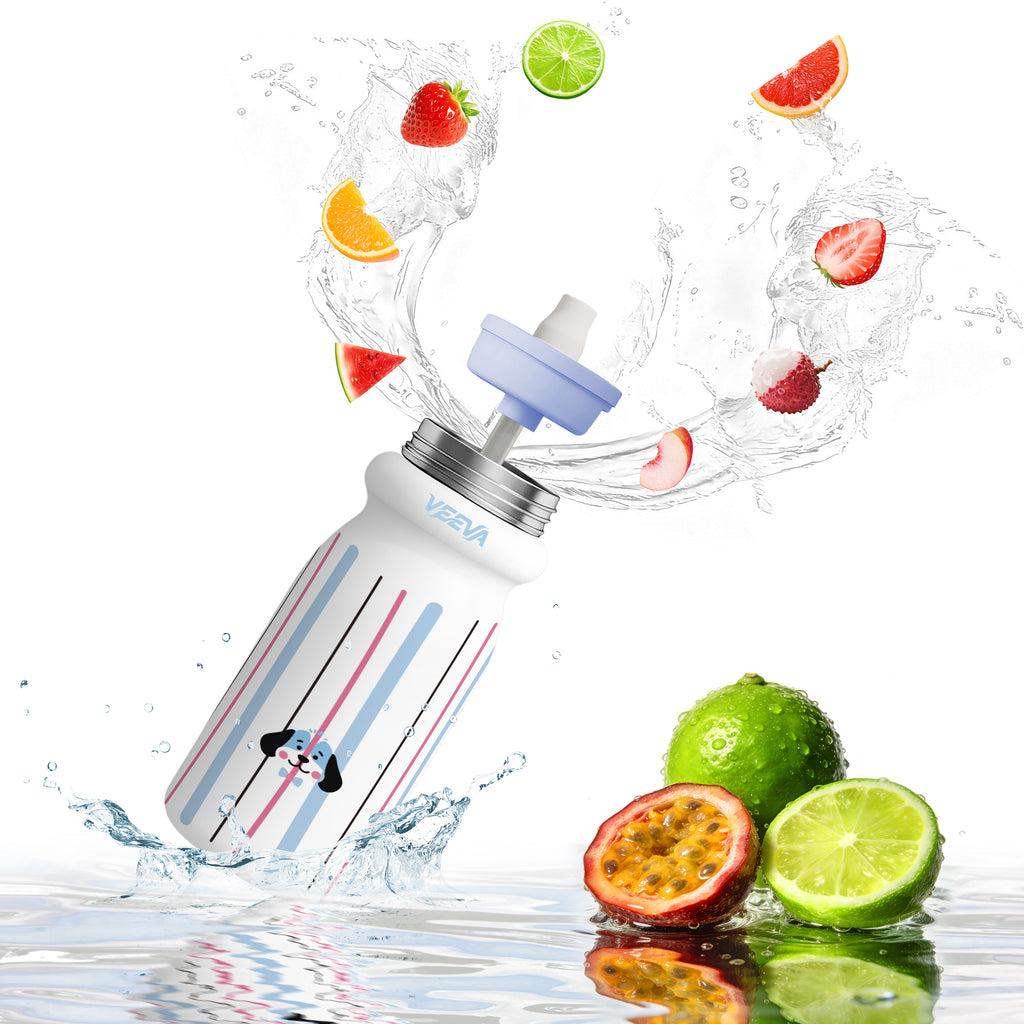 VEEVA® 16oz Candy Puppy Scented Thermos Bottle with 3 Aroma Pods & Straw