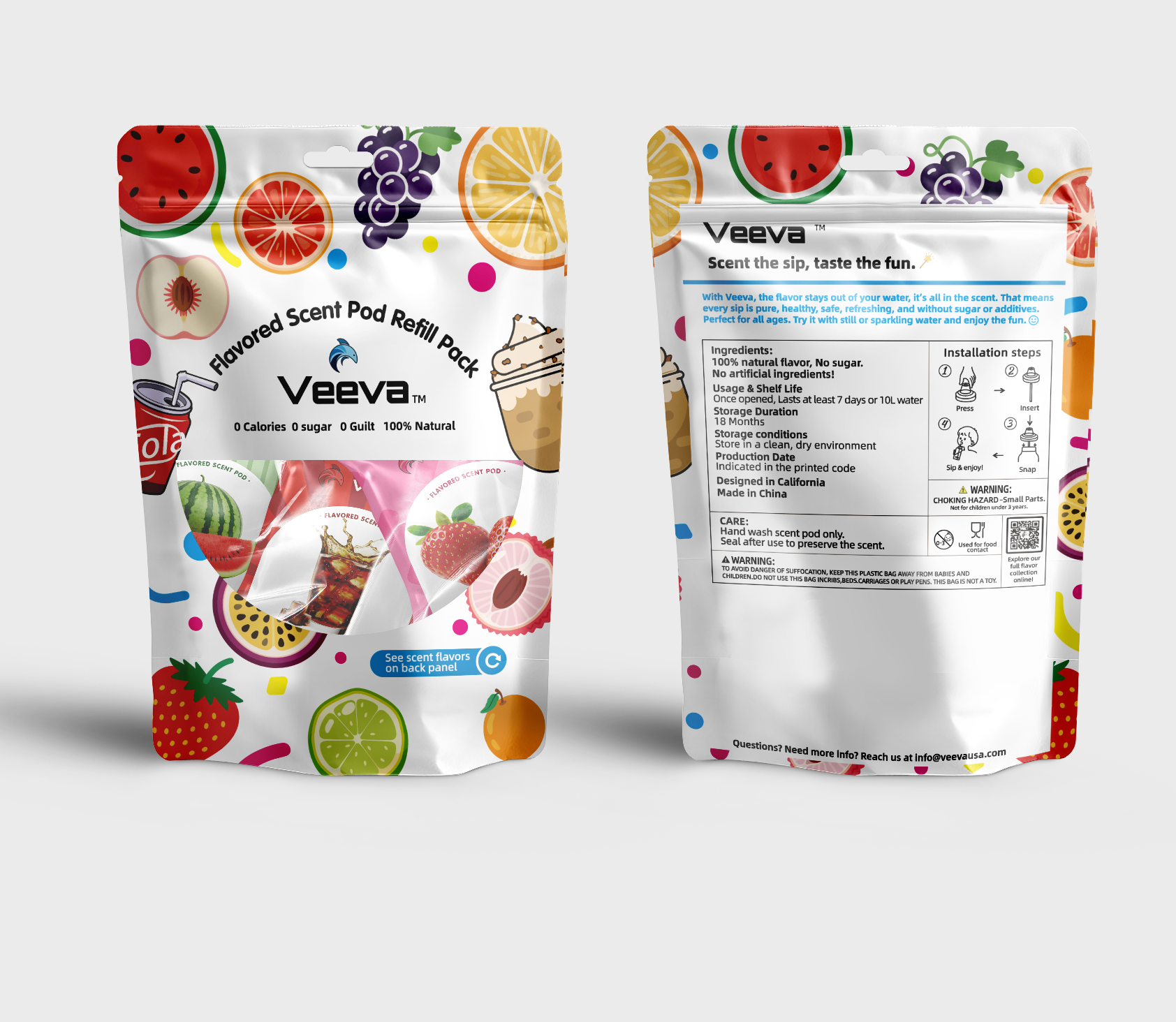 VEEVA 3-Pod Variety Pack Natural Flavored Scent Pods VEEVA 3-Pod Variety Pack Natural Flavored Scent Pods